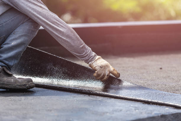 Professional Exterior Waterproofing technician working in Reading, PA